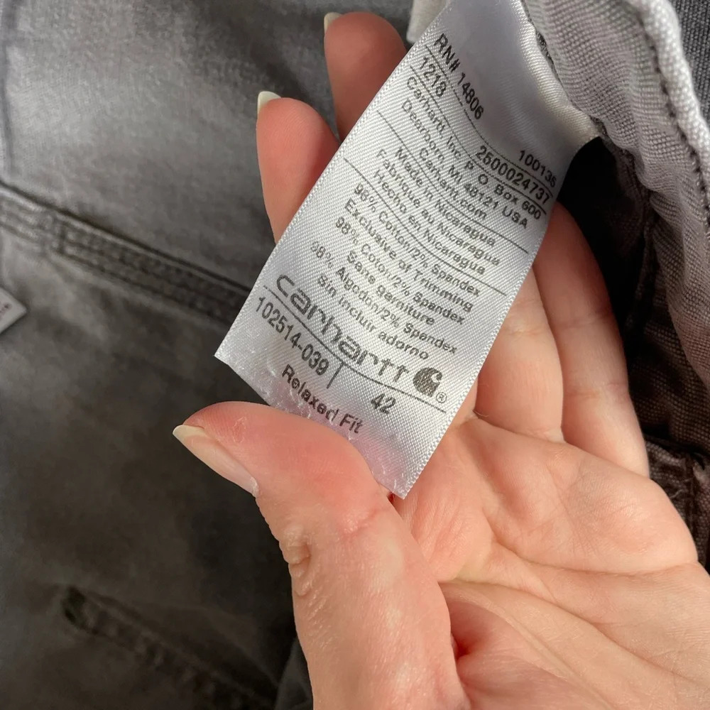 Carhartt Men’s Relaxed Fit Carpenter‎ Work Shorts - Picture 3 of 5